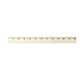 School Bus Safety U Color Rulers - Natural wood finish