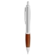 Curvaceous Matte Silver Ballpoint