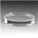 Oval Glass Award Paperweight - 3 x 5 x 3/4