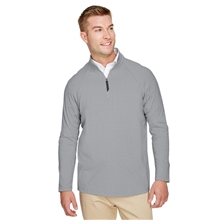 Devon Jones CrownLux Performance(R) Mens Clubhouse Micro - Stripe Quarter - Zip