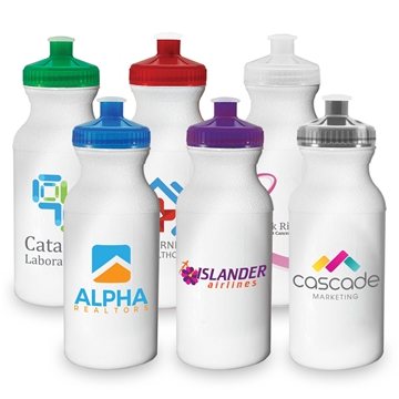 Bike - 20 oz Sports Water Bottle - ColorJet