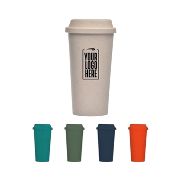 Costa Rica - 16 oz Wheat Plastic Tumbler